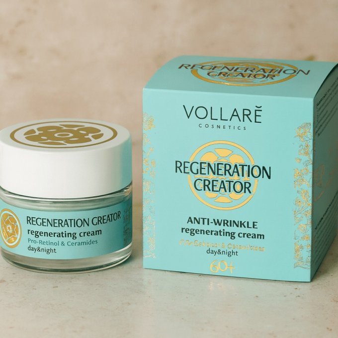 Crème régénératrice anti-ride jour et nuit 60+ Age Creator - 50 ml - Vollaré