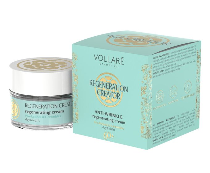 Crème régénératrice anti-ride jour et nuit 60+ Age Creator - 50 ml - Vollaré