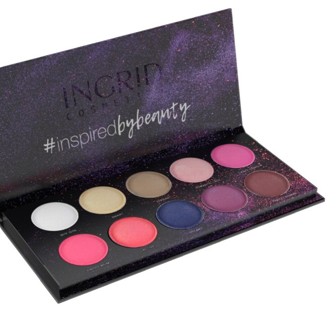 Palette de 10 ombres à paupières  Colors Woman Nature - 27g - Ingrid