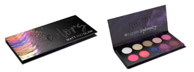 Palette de 10 ombres à paupières  Colors Woman Nature - 27g - Ingrid