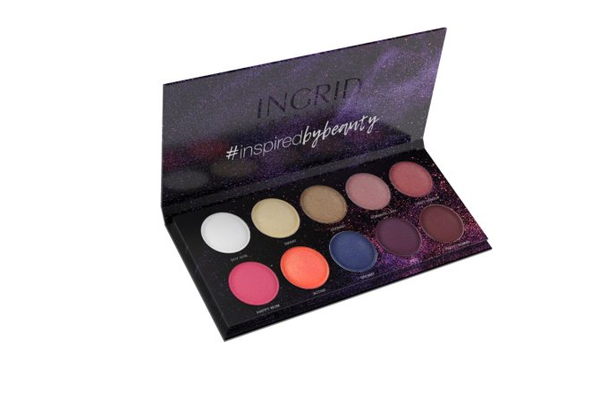 Palette de 10 ombres à paupières  Colors Woman Nature - 27g - Ingrid