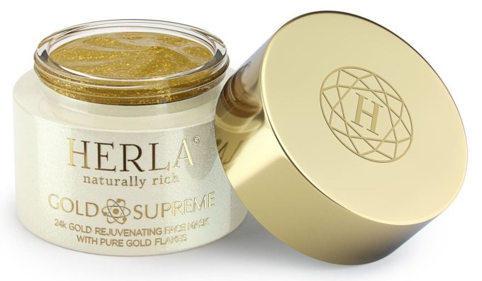 Coffret cadeau Super Anti-ride + Sérum de jeunesse - Visage - GOLD SUPREME - HERLA