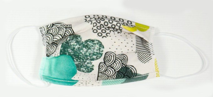 5 masques Grand public filtration sup 90% en bambou lavables à 40°C et utilisables min 10 fois