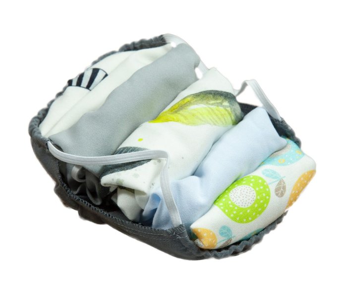 Lot de 7 masques Grand public filtration sup 90% en bambou lavables à 40°C utilisables min 10 fois 