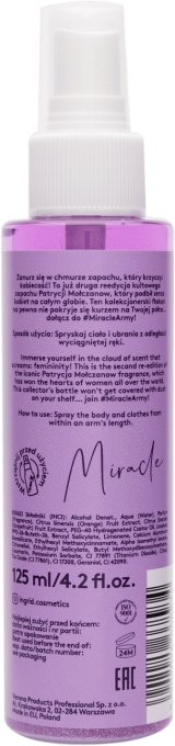 Brume pailletée Team X "Miracle" - 125ml - Ingrid Cosmetics