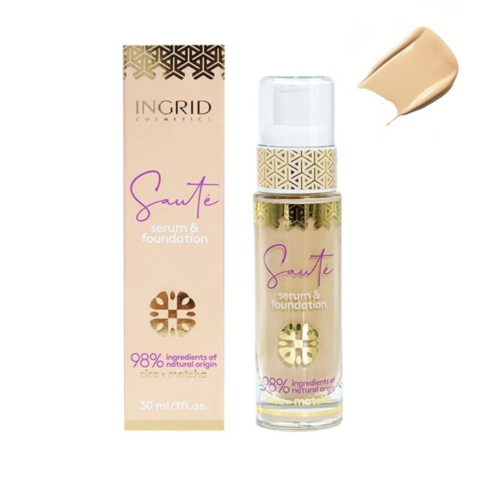 Fond de teint / Serum 98% naturel SAUTE - 30 ml - 5 teintes