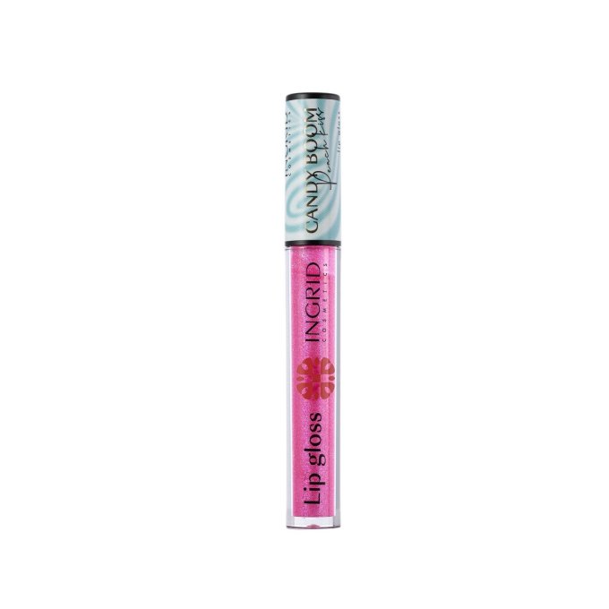 Gloss à lèvres "Peach Kiss"  Collection Candy Boom - 3 ml - Ingrid Cosmetics