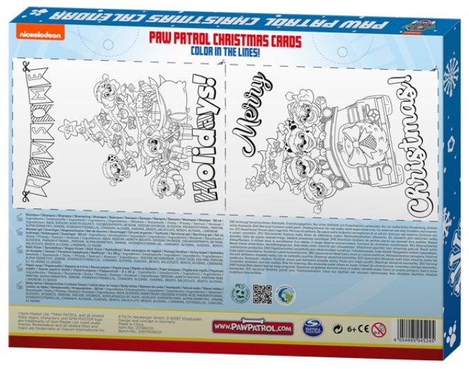 Calendrier de l'Avent Pat Patrouille - 24 surprises beauté et accessoires