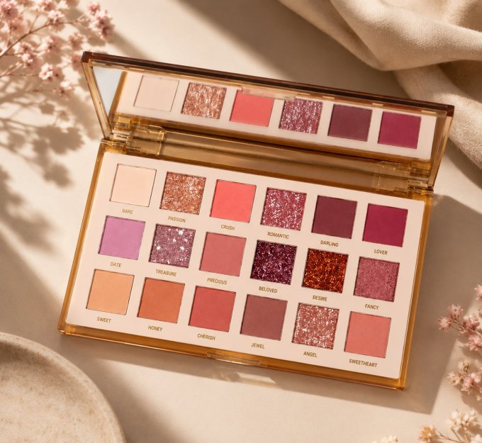 Palette de maquillage Very Nude - 18 couleurs - 22 g - Magic Studio