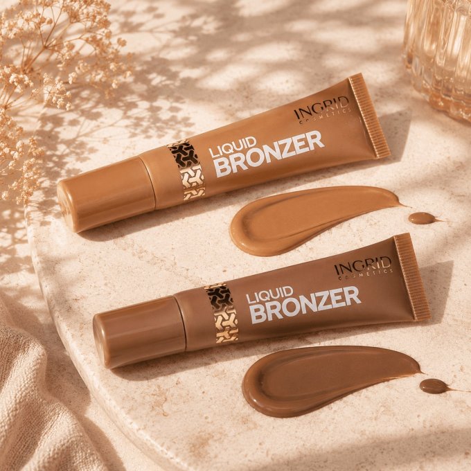Bronzer liquide no make-up - 2 teintes - 10 ml - Ingrid Cosmetics