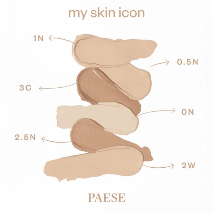 Fond de teint matifiant MY SKIN INCON - 33 ml - Paese