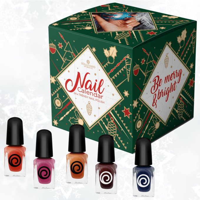 Lot de 2 calendriers de l'Avent 24 mini vernis à ongles 3
