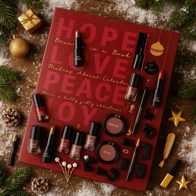 Lots de 2 calendriers de l'avent Beauty In A Book 2