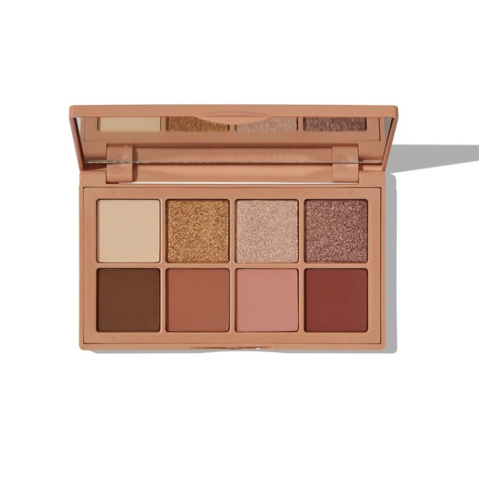 Duo "Warm Crush" : palette 8 ombres à paupières  11 g VEGAN et Mascara WAVE - PAESE