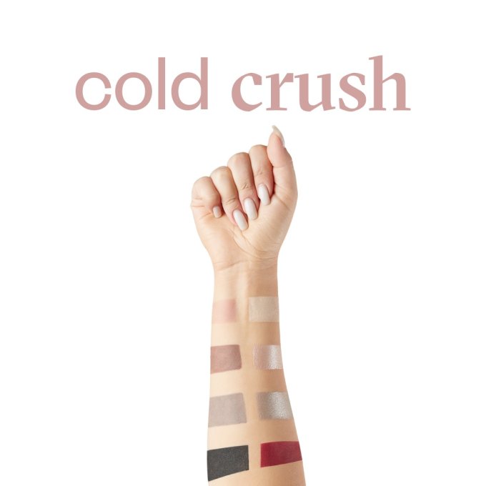 Duo "Cold Crush" : palette 8 ombres à paupières  11 g VEGAN et Mascara WAVE - PAESE