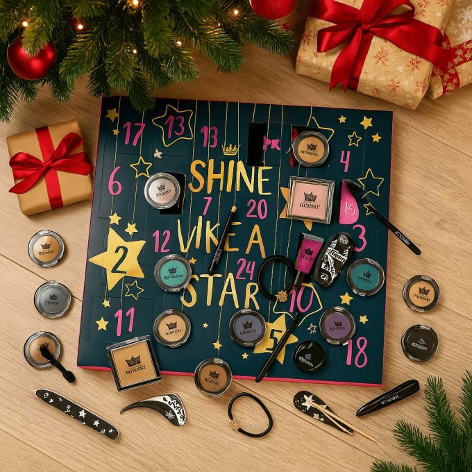 Lot de 2 calendriers de l'Avent Beauté "Shine Like a Star" Sugar & Spice (pack)