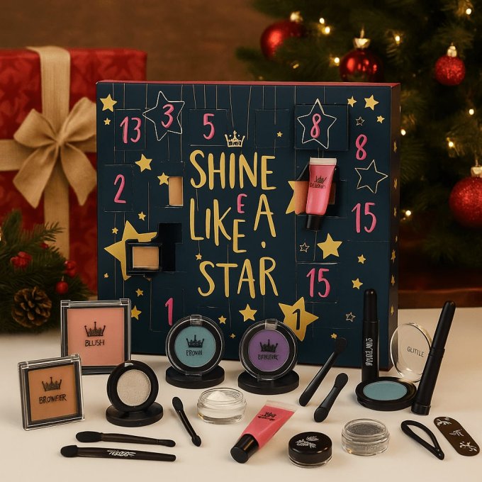 Lot de 3 calendriers de l'Avent Beauté "Shine Like a Star" Sugar & Spice (Pack)