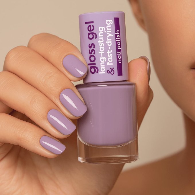 Vernis Gel gloss 10 jours - 7 ml - Teinte 603 Lilac Whisper Ingrid Cosmetics