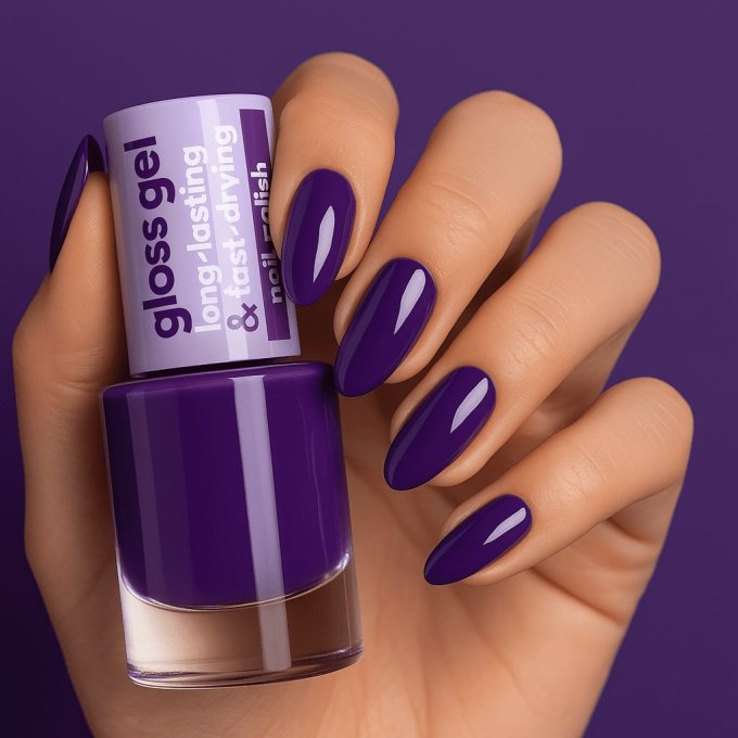 Vernis Gel gloss 10 jours - 7 ml - Teinte 610 Royal Violet - Ingrid Cosmetics