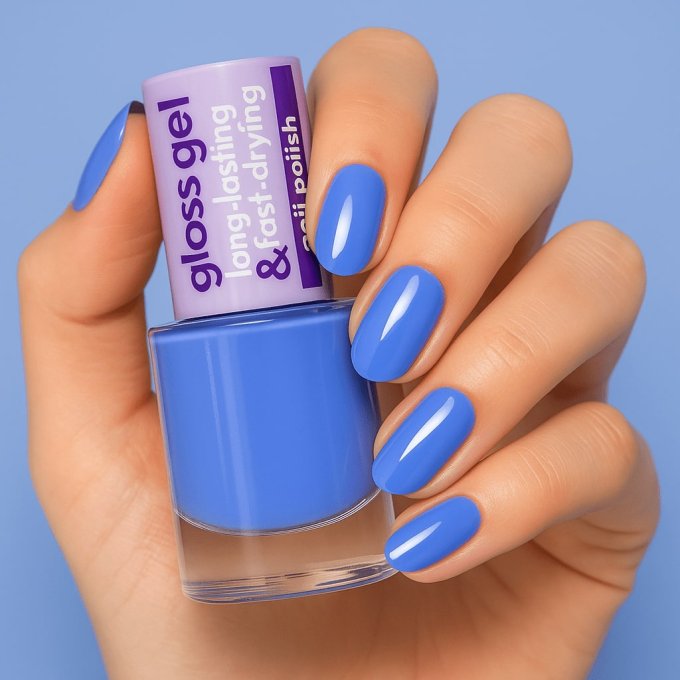 Vernis Gel gloss 10 jours - 7 ml - Teinte 612 Blue Sky - Ingrid Cosmetics