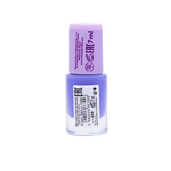 Vernis Gel gloss 10 jours - 7 ml - Teinte 609 Violet Sky - Ingrid Cosmetics