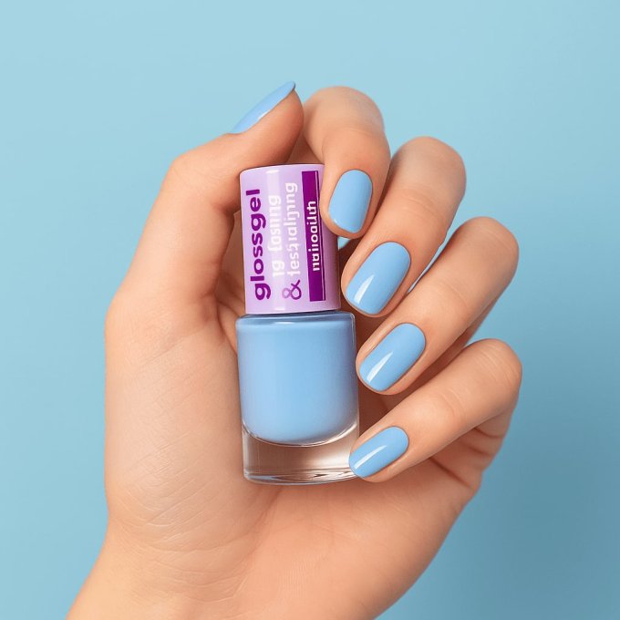 Vernis Gel gloss 10 jours - 7 ml - Teinte 611 Blue Breeze - Ingrid Cosmetics
