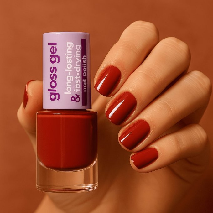 Vernis Gel gloss 10 jours - 7 ml - Teinte 615 Terracotta Touch - Ingrid Cosmetics