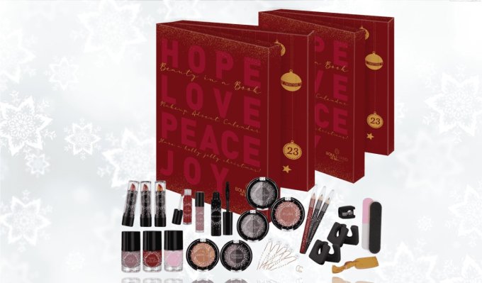 Lots de 3 calendriers de l'avent Beauty In A Book 2 - GRP