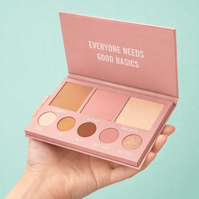 Palette maquillage visage 8 teintes – Face Palette - 37g - Ingrid Cosmetics