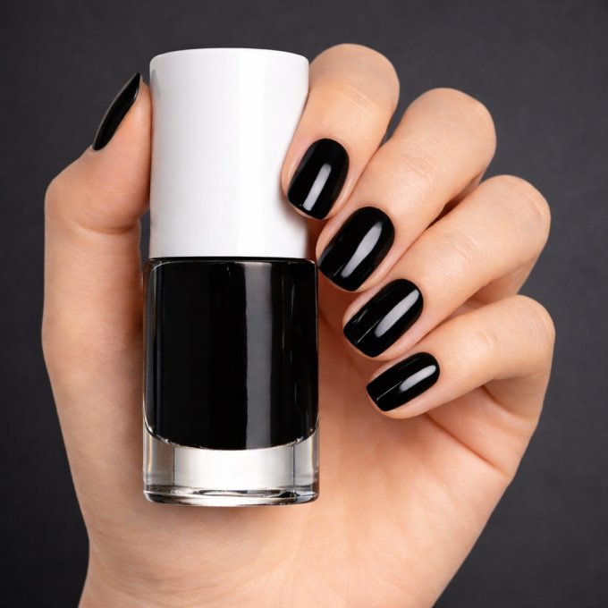 Vernis COLOR & CARE 4-en-1 – 5,5 ml – Teinte 11 Deep Black – PAESE