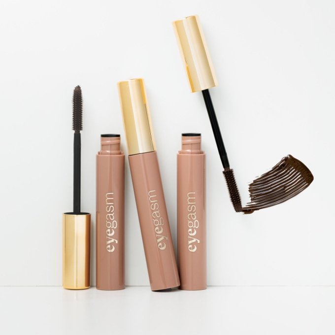 Duo Mascara revitalisant et Eyeliner "Eyegasm" - Brun - 8 + 4 ml - PAESE