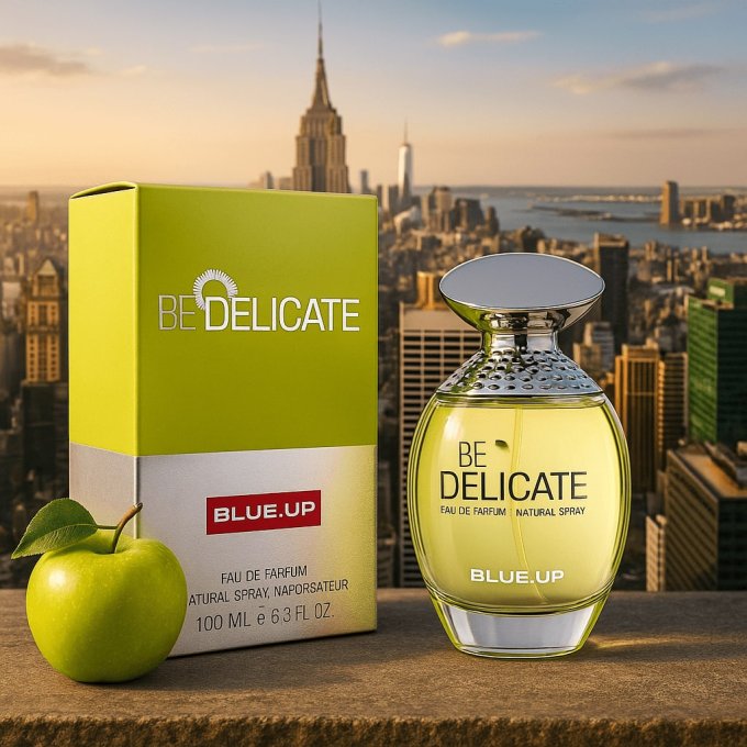 BLUE UP BE DELICATE – Eau de parfum femme 100 ml | Inspiration florale fruitée et fraîche