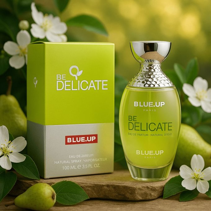 BLUE UP BE DELICATE – Eau de parfum femme 100 ml | Inspiration florale fruitée et fraîche