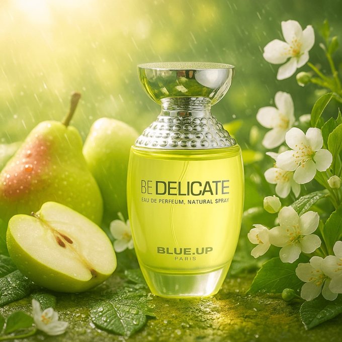 BLUE UP BE DELICATE – Eau de parfum femme 100 ml | Inspiration florale fruitée et fraîche