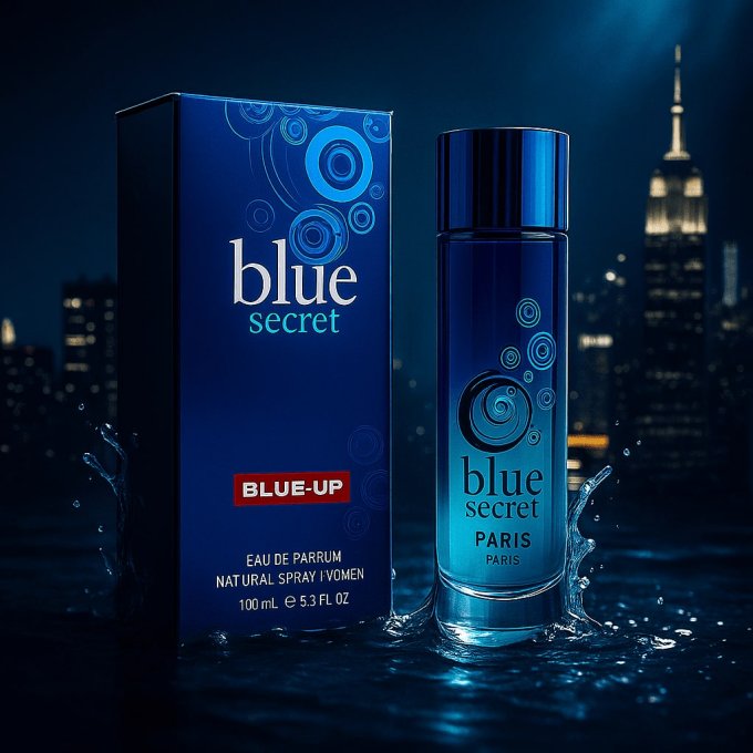 BLUE UP BLUE SECRET WOMEN – Eau de parfum femme 100 ml | Inspiration florale orientale et sucrée