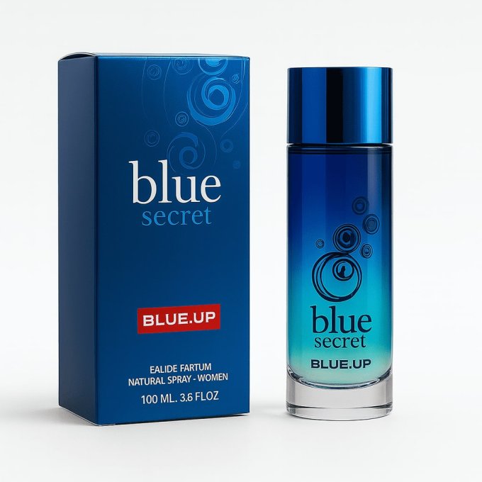 BLUE UP BLUE SECRET WOMEN – Eau de parfum femme 100 ml | Inspiration florale orientale et sucrée