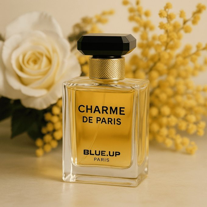 BLUE UP CHARME DE PARIS – Eau de parfum femme 100 ml | Inspiration florale poudrée et aldéhydée