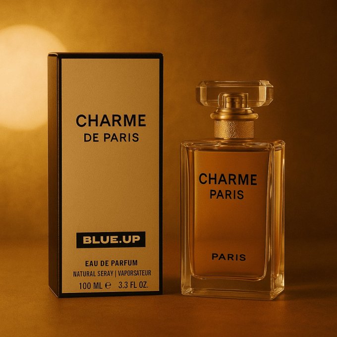 BLUE UP CHARME DE PARIS – Eau de parfum femme 100 ml | Inspiration florale poudrée et aldéhydée