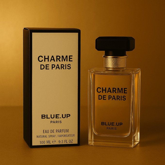 BLUE UP CHARME DE PARIS – Eau de parfum femme 100 ml | Inspiration florale poudrée et aldéhydée