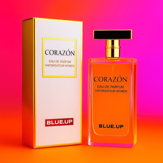 BLUE UP CORAZON – Eau de parfum femme 100 ml | Inspiration florale chyprée et fruitée