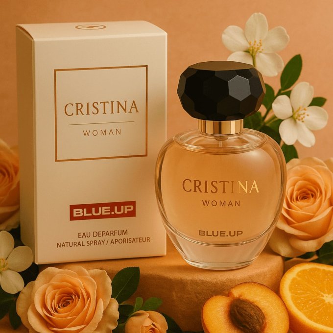 BLUE UP CRISTINA – Eau de parfum femme 100 ml | Inspiration florale boisée et fruitée
