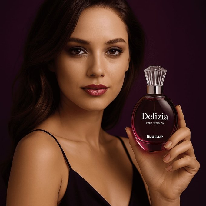 BLUE UP DELIZIA – Eau de parfum femme 100 ml | Inspiration florale boisée et épicée