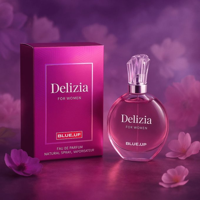 BLUE UP DELIZIA – Eau de parfum femme 100 ml | Inspiration florale boisée et épicée