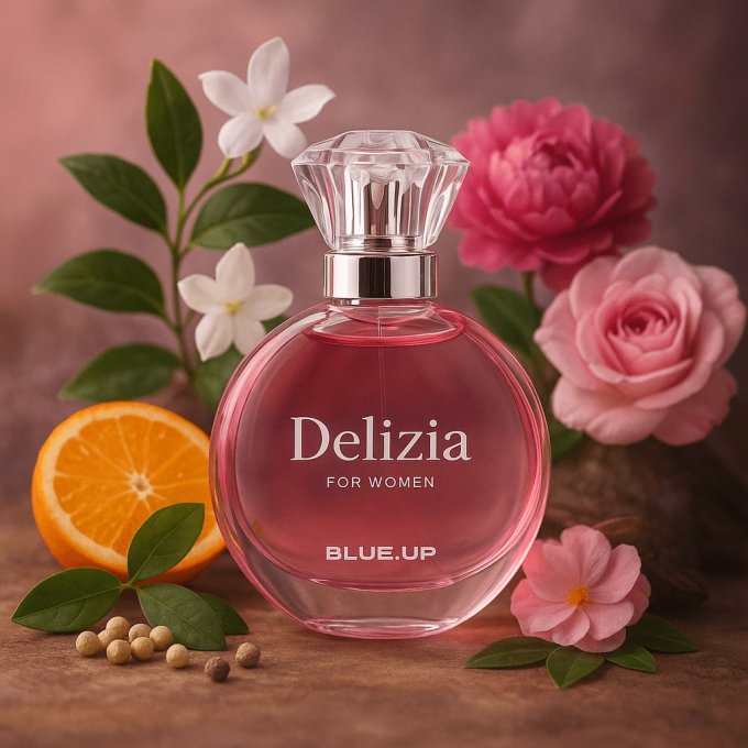 BLUE UP DELIZIA – Eau de parfum femme 100 ml | Inspiration florale boisée et épicée