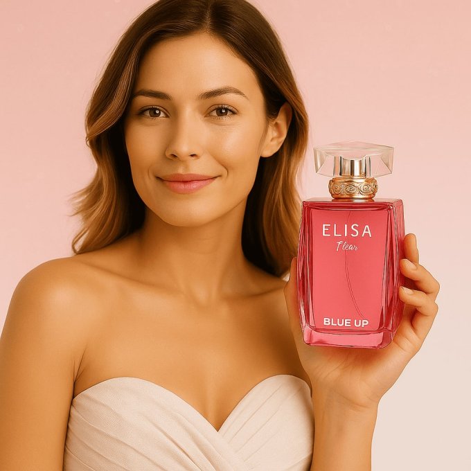 BLUE UP ELISA FLEUR WOMEN – Eau de parfum femme 100 ml | Inspiration florale gourmande et fruitée