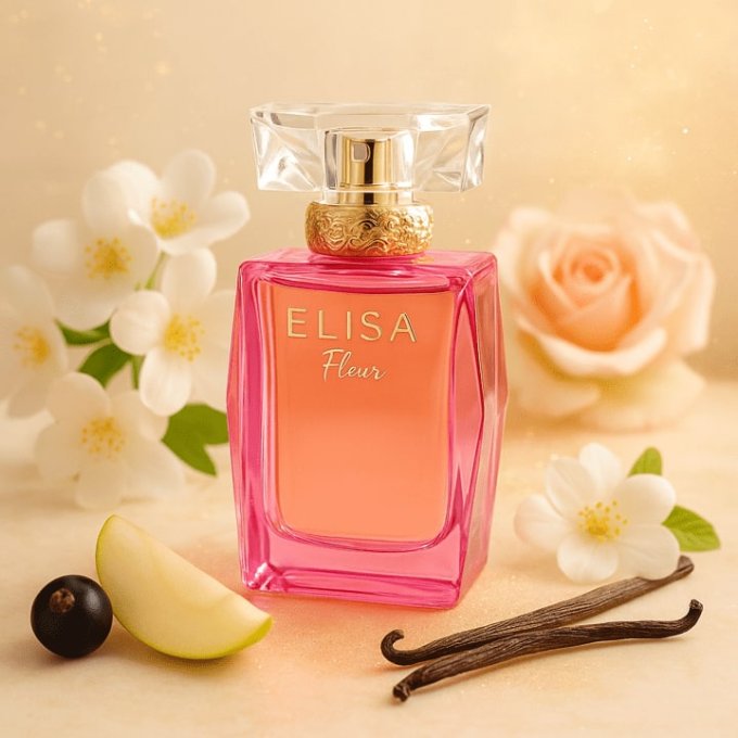 BLUE UP ELISA FLEUR WOMEN – Eau de parfum femme 100 ml | Inspiration florale gourmande et fruitée