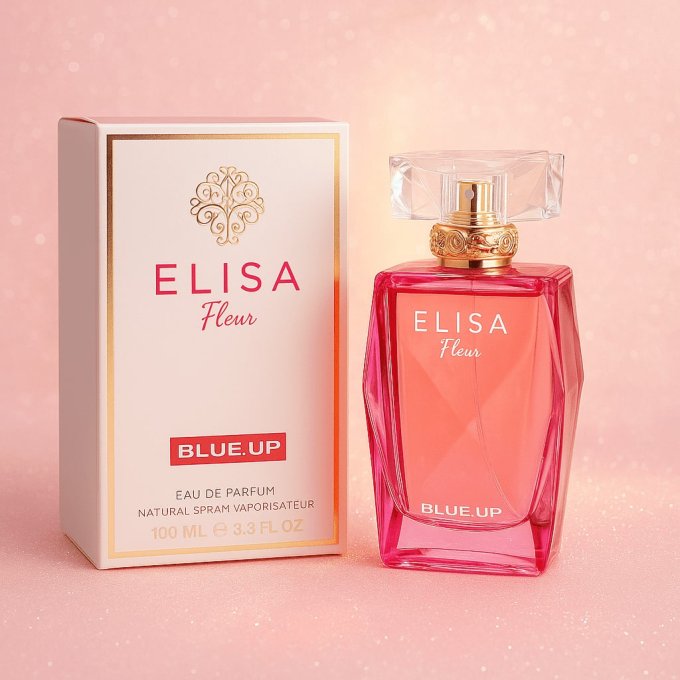 BLUE UP ELISA FLEUR WOMEN – Eau de parfum femme 100 ml | Inspiration florale gourmande et fruitée