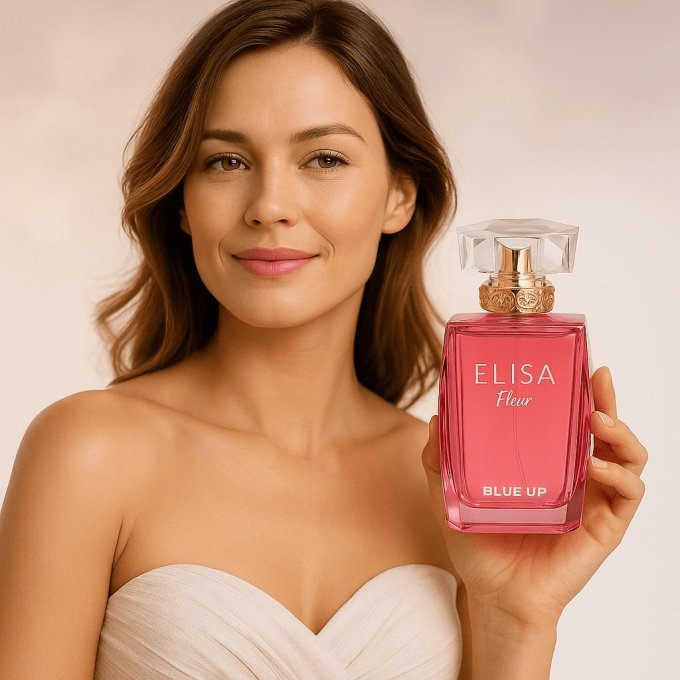 BLUE UP ELISA FLEUR WOMEN – Eau de parfum femme 100 ml | Inspiration florale gourmande et fruitée