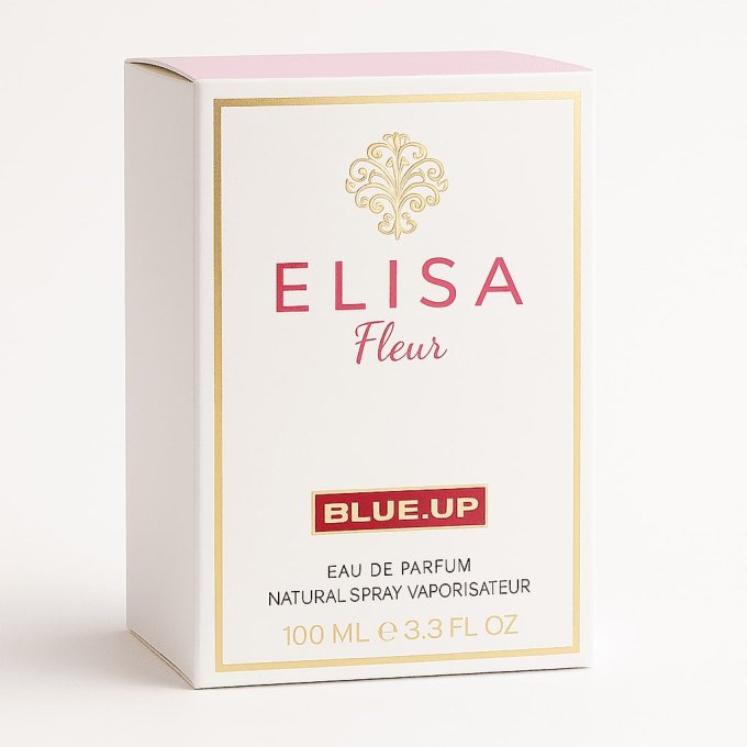 BLUE UP ELISA FLEUR WOMEN – Eau de parfum femme 100 ml | Inspiration florale gourmande et fruitée