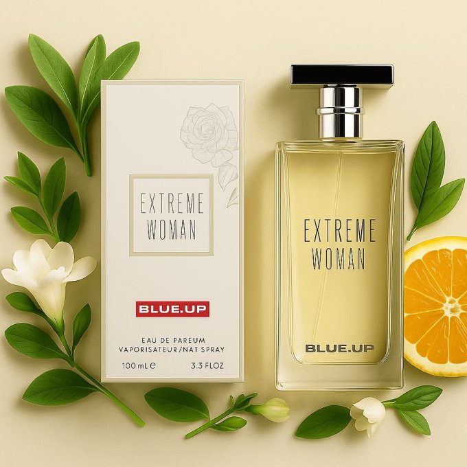 BLUE UP EXTREME WOMEN – Eau de parfum femme 100 ml | Inspiration florale fraîche et musquée